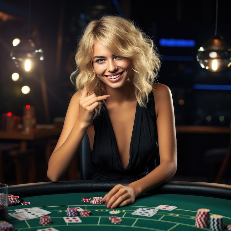 Live dealer managing a Number Prediction round at sumo slot studio